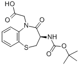 (R)-3-BOC-AMINO-5-(CARBONYLMETHYL)-2,3-DIHYDRO-1,5-BENZOTHIAZEPIN-4(5H)-ONE CAS#: 250349-14-5