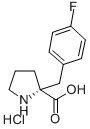 (R)-ALPHA-(4-FLUOROBENZYL)-PROLINE-HCL CAS#: 637020-68-9