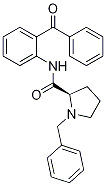 (R)-N-(2-Benzoylphenyl)-1-(phenylmethyl)-2-pyrrolidinecarboxamide CAS#: 105024-93-9