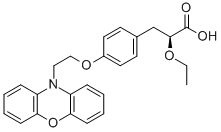RAGAGLITAZAR CAS#: 222834-22-2