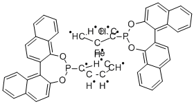 (R,R)-1,1'-BIS[DINAPHTHO[1,2-D,1,2F][1,3,2]DIOXAPHOSPHEPIN-8-YL]FERROCENE CAS#: 217175-10-5