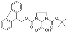 (R,S)-N-FMOC-N'-BOC-IMIDAZOLIDINE-2-CARBOXYLIC ACID CAS#: 207129-12-2
