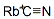 Rubidium cyanide. CAS#: 19073-56-4