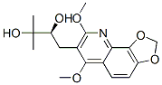 (S)-1-(6,8-Dimethoxy-1,3-dioxolo[4,5-h]quinolin-7-yl)-3-methyl-2,3-butanediol CAS#: 17232-53-0