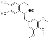 (S)-1,2,3,4-tetrahydro-6,7-dihydroxy-1-(3,4,5-trimethoxybenzyl)isoquinolinium chloride CAS#: 18559-59-6