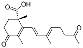 (S)-1,3-Dimethyl-2-[(1E,3E)-3-methyl-7-oxo-1,3-octadienyl]-4-oxo-2-cyclohexene-1-carboxylic acid CAS#: 26057-02-3
