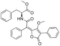 (S)-2-[[[3-Methoxy-5-oxo-4-phenylfuran-2(5H)-ylidene]phenylacetyl]amino]-3-phenylpropionic acid methyl ester CAS#: 22628-23-5