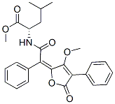(S)-2-[[[3-Methoxy-5-oxo-4-phenylfuran-2(5H)-ylidene]phenylacetyl]amino]-4-methylpentanoic acid methyl ester CAS#: 22149-30-0