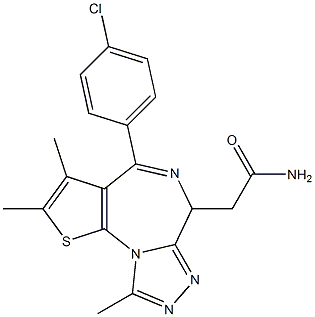(S)-2-[4-(4-Chloro-phenyl)-2,3,9-triMethyl-6H-1-thia-5,7,8,9a-tetraaza-cyclopenta[e]azulen-6-yl]-acetaMide CAS#: 202591-23-9