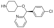 (S)-2-[(4-Chlorophenyl)(4-piperidinyloxy)methyl]pyridine CAS#: 201594-84-5