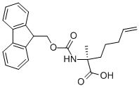 (S)-2-(((9H-FLUOREN-9-YL)METHOXY)CARBONYLAMINO)-2-METHYLHEPT-6-ENOIC ACID CAS#: 288617-73-2