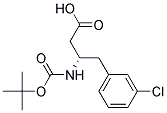 (S)-3-(Boc-amino)-4-(3-chlorophenyl)butyric acid CAS#: