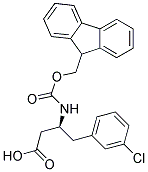 (S)-3-(Fmoc-amino)-4-(3-chlorophenyl)butyric acid CAS#: