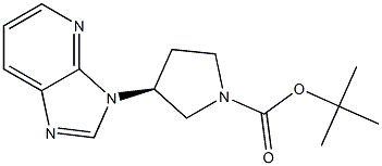 (S)-3-IMidazo[4,5-b]pyridin-3-yl-pyrrolidine-1-carboxylic acid tert-butyl ester CAS#: 273757-03-2