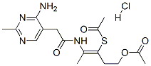S-[3-acetoxy-1-[1-[[(4-amino-2-methyl-5-pyrimidyl)methyl]formamido]ethylidene]propyl] thioacetate monohydrochloride CAS#: 28008-04-0