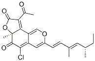 (S)-9-Acetyl-5-chloro-3-[(S,2E,4E)-3,5-dimethyl-1,3-heptadienyl]-6a-methyl-6H-furo[2,3-h][2]benzopyran-6,8(6aH)-dione CAS#: 28763-04-4