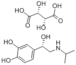 (S)-(+)-ISOPROTERENOL L(+)-BITARTRATE CAS#: 14638-70-1