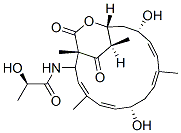(S)-N-[(1S,2R,3E,5E,7S,9E,11E,13S,15R,19R)-7,13-Dihydroxy-1,4,10,19-tetramethyl-17,18-dioxo-16-oxabicyclo[13.2.2]nonadeca-3,5,9,11-tetren-2-yl]-2-hydroxypropanamide CAS#: 23498-37-5