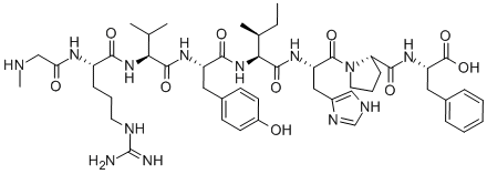 SAR-ARG-VAL-TYR-ILE-HIS-PRO-PHE CAS#: 102029-89-0