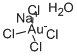 SODIUM TETRACHLOROAURATE(III) HYDRATE CAS#: 29156-65-8