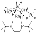 (S,S)-1,2-BIS[(TERT-BUTYL)METHYLPHOSPHINO]ETHANE[ETA-(2,5-NORBORNADIENE)]RHODIUM(I) TETRAFLUOROBORATE CAS#: 203000-59-3
