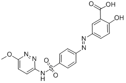 Salazodine CAS#: 22933-72-8