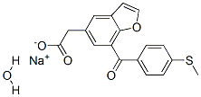 Sodium 7-(p-(methylthio)benzoyl)-5-benzofuranacetate, hydrate CAS#: 102488-97-1