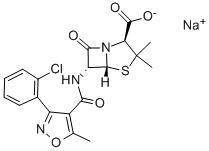 Sodium cloxacillin CAS#: 642-78-4