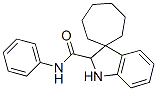 Spiro[cycloheptane-1,3'-indoline]-2'-carboanilide CAS#: 15317-66-5