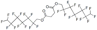Succinic acid bis(2,2,3,3,4,4,5,5,6,6,7,7-dodecafluoroheptyl) ester CAS#: 18770-68-8