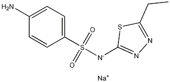 Sulfanilamide, N1-(5-ethyl-1,3,4-thiadiazol-2-yl)-, monosodium salt CAS#: 1904-95-6
