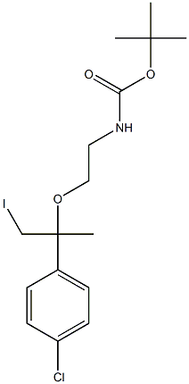 TERT-BUTYL 2-[1-(4-CHLOROPHENYL)-2-IODO-1-METHYLETHOXY]ETHYLCARBAMATE CAS#: 271245-28-4