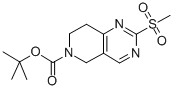 TERT-BUTYL 7,8-DIHYDRO-2-(METHYLSULFONYL)PYRIDO[4,3-D]PYRIMIDINE-6(5H)-CARBOXYLATE CAS#: 259809-79-5