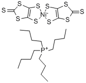 TETRA-N-BUTYLPHOSPHONIUM BIS(1,3-DITHIOLE-2-THIONE-4,5-DITHIOLATO)NICKEL(III) COMPLEX CAS#: 105029-70-7