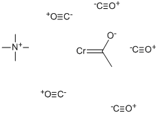 TETRAMETHYLAMMONIUM (1-HYDROXYETHYLIDENE)PENTACARBONYLCHROMIUM CAS#: 15975-93-6