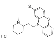 THIORIDAZINE HYDROCHLORIDE CAS#: 1257-76-7