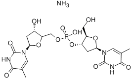 THYMIDYLYL(3'->5')THYMIDINE AMMONIUM SALT CAS#: 1969-54-6