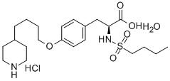 TIROFIBAN HYDROCHLORIDE MONOHYDRATE CAS#: 142373-60-2