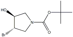Tert-Butyl Trans-3-BroMo-4-Hydroxypyrrolidine-1-Carboxylate CAS#: 252574-02-0