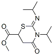 Tetrahydro-3-isopropyl-2-(isopropylimino)-4-oxo-2H-1,3-thiazine-6-carboxylic acid methyl ester CAS#: 16238-43-0
