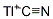 Thallium(I) cyanide. CAS#: 13453-34-4