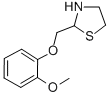 Thiazolidine, 2-((2-methoxyphenoxy)methyl)- CAS#: 103181-68-6