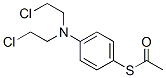 Thioacetic acid S-[p-[bis(2-chloroethyl)amino]phenyl] ester CAS#: 1507-07-9