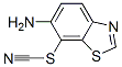 Thiocyanic acid, 6-amino-7-benzothiazolyl ester (8CI,9CI) CAS#: 18522-32-2