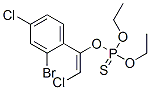 Thiophosphoric acid O,O-diethyl O-[1-(2-bromo-4-chlorophenyl)-2-chloroethenyl] ester CAS#: 2082-40-8