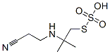 Thiosulfuric acid S-[2-[(2-cyanoethyl)amino]-2-methylpropyl] ester CAS#: 23545-62-2
