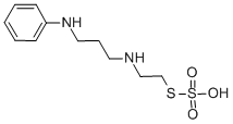 Thiosulfuric acid, S-(2-((3-anilinopropyl)amino)ethyl) ester CAS#: 23563-75-9