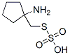 Thiosulfuric acid hydrogen S-[(1-aminocyclopentyl)methyl] ester CAS#: 13893-12-4