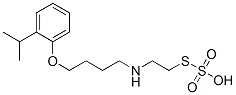 Thiosulfuric acid hydrogen S-[2-[[4-(2-isopropylphenoxy)butyl]amino]ethyl] ester CAS#: 23618-00-0