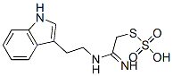 Thiosulfuric acid hydrogen S-[2-imino-2-[[2-(1H-indol-3-yl)ethyl]amino]ethyl] ester CAS#: 13338-54-0